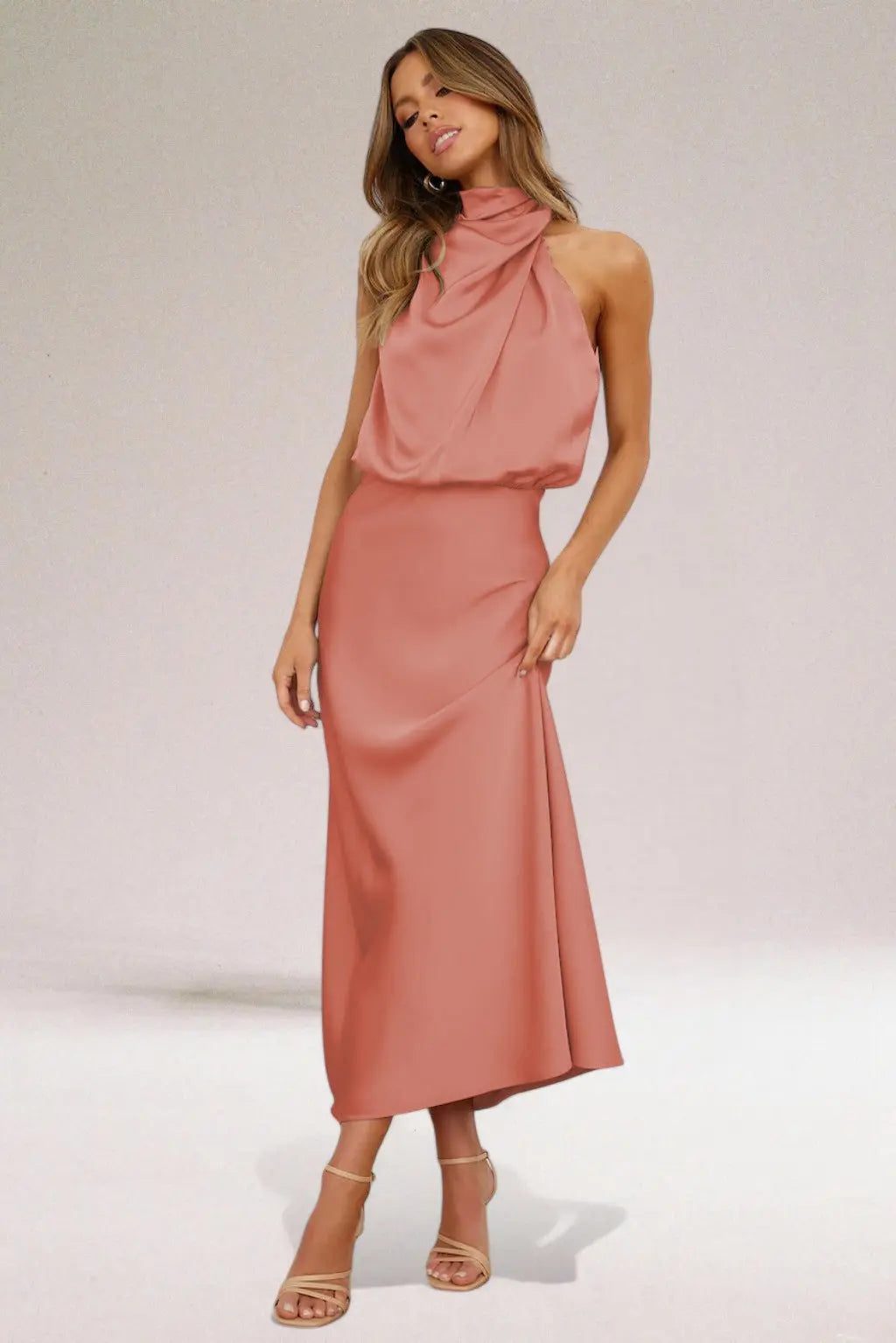 Rinalvo™ | Elegant Halter Neck Dress Rinalvo™