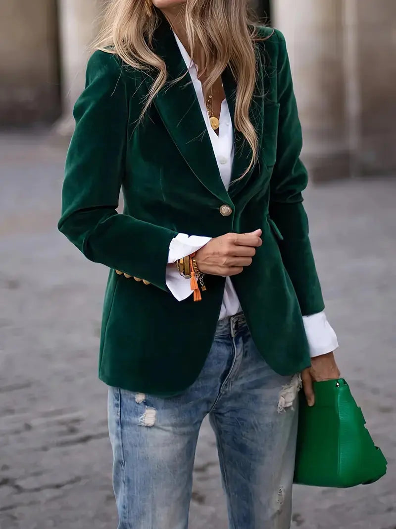Rinalvo™ | Elegant Velvet Blazer Rinalvo™