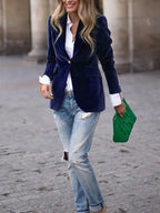 Rinalvo™ | Elegant Velvet Blazer Rinalvo™
