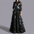 Rinalvo Long Lightweight Dress with Elegant Charm