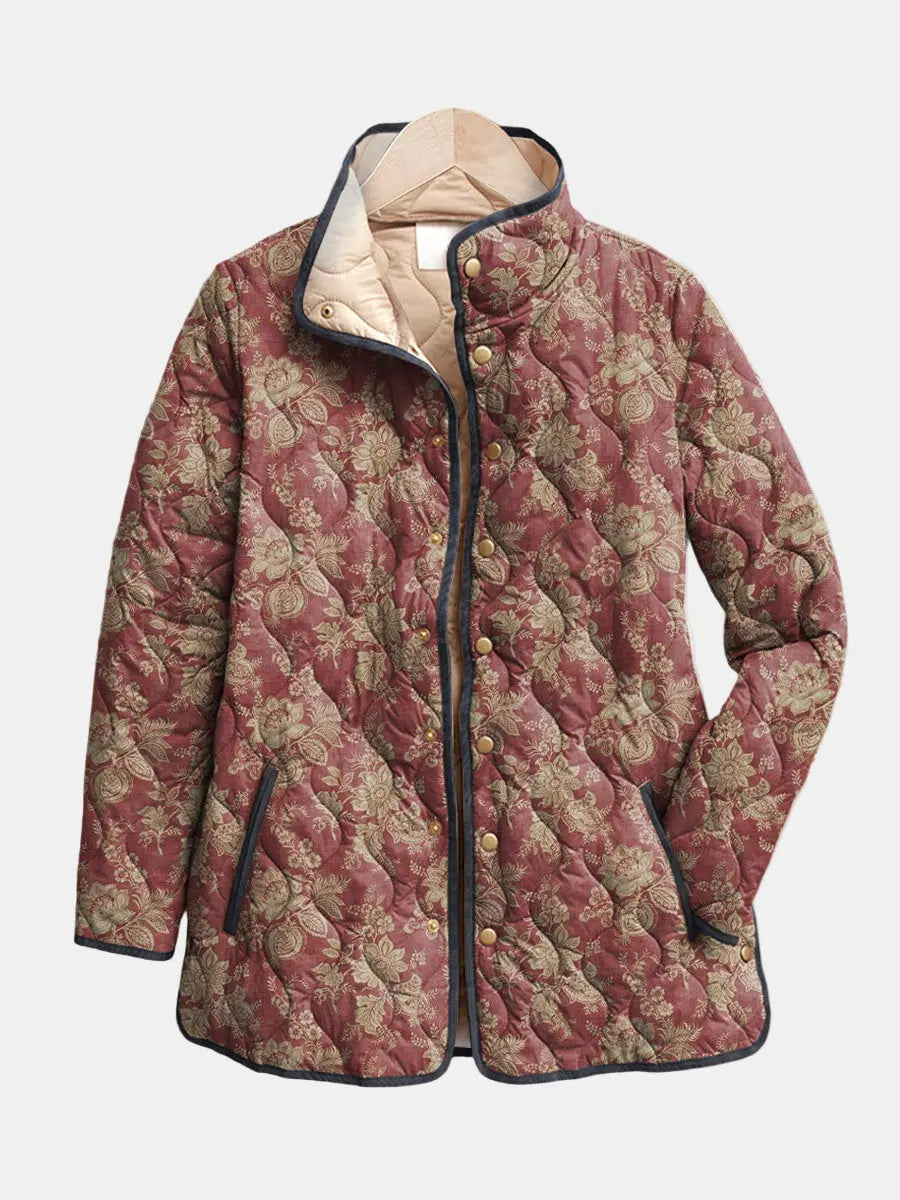 Rinalvo Retro Floral Print Jacket