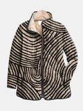 Rinalvo Retro Circle Design Quilted Jacket