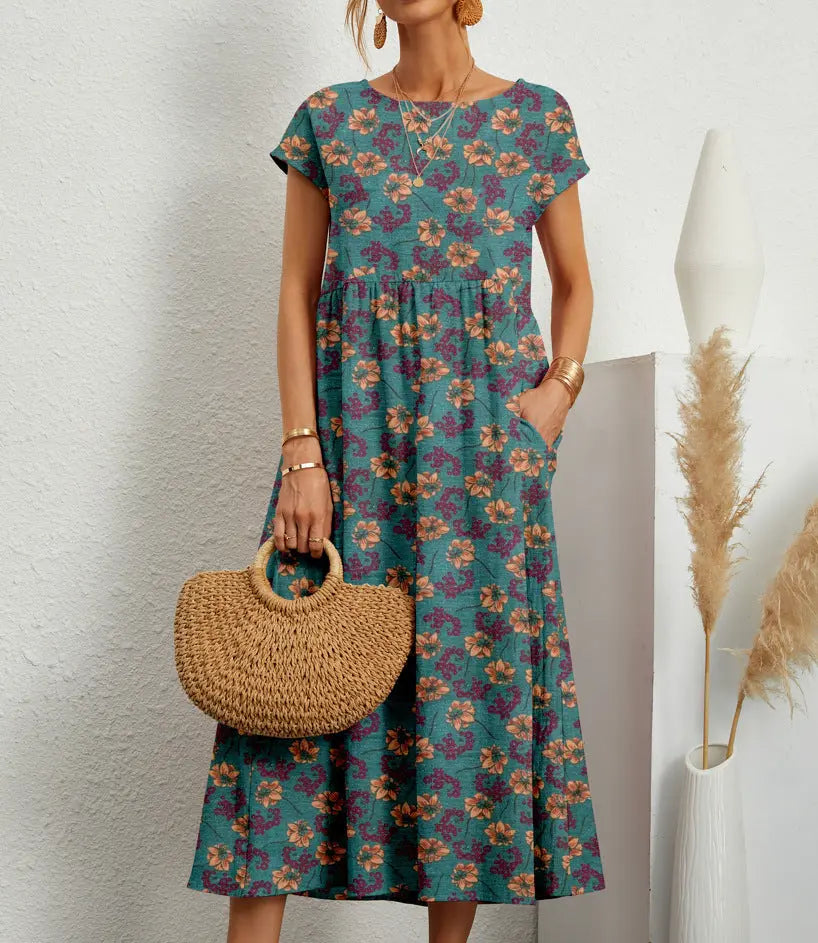 Rinalvo™ | Elegant Floral Dress Rinalvo™