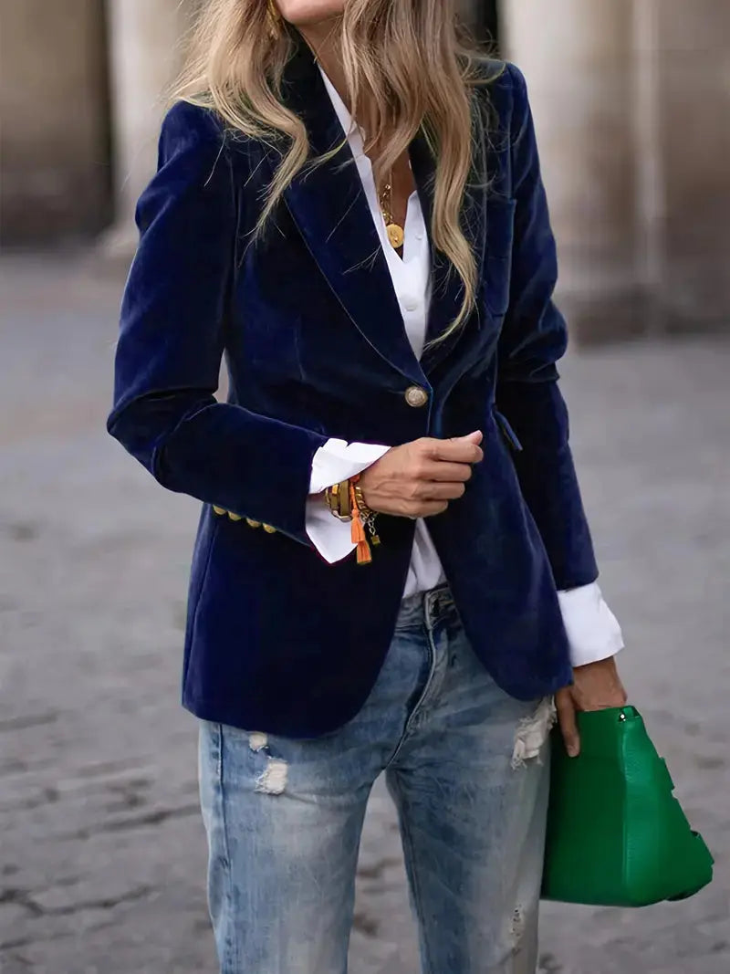 Rinalvo™ | Elegant Velvet Blazer Rinalvo™