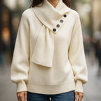 Rinalvo™ | Cozy Scarf-Neck Sweater Rinalvo™