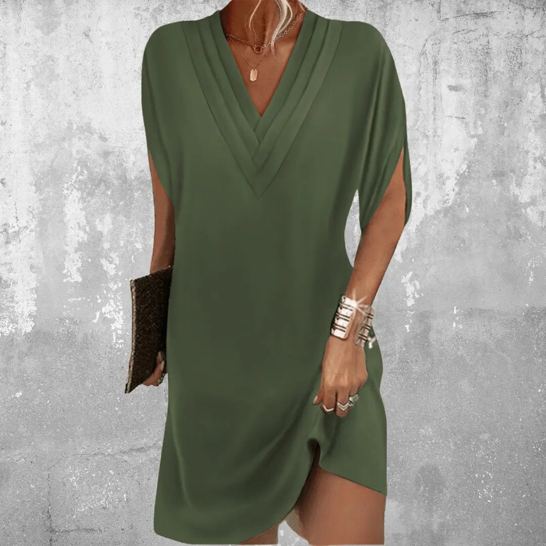 Rinalvo Elegant Tummy Covering Dress