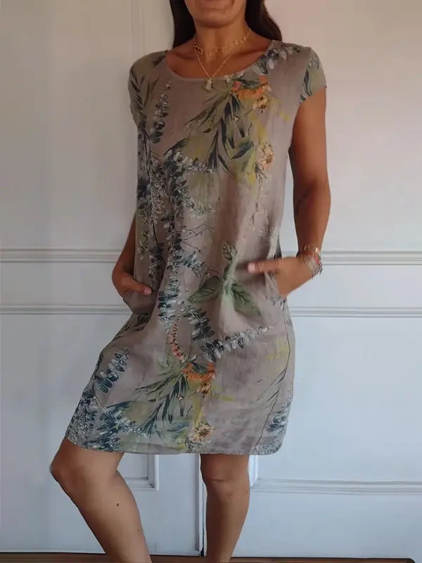 Rinalvo™ | Comfortable Dress with Round Neck Rinalvo™