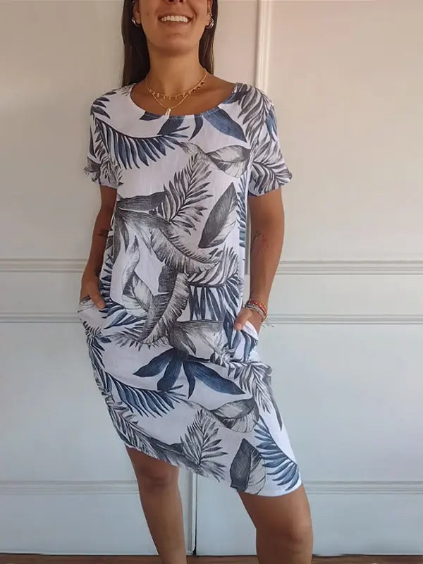Rinalvo™ | Comfortable Dress with Round Neck Rinalvo™