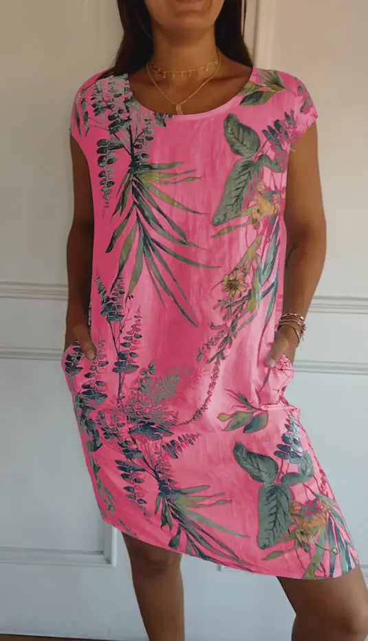 Rinalvo™ | Comfortable Dress with Round Neck Rinalvo™