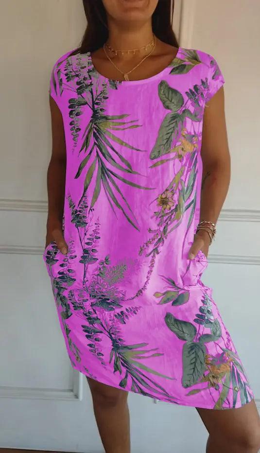 Rinalvo™ | Comfortable Dress with Round Neck Rinalvo™