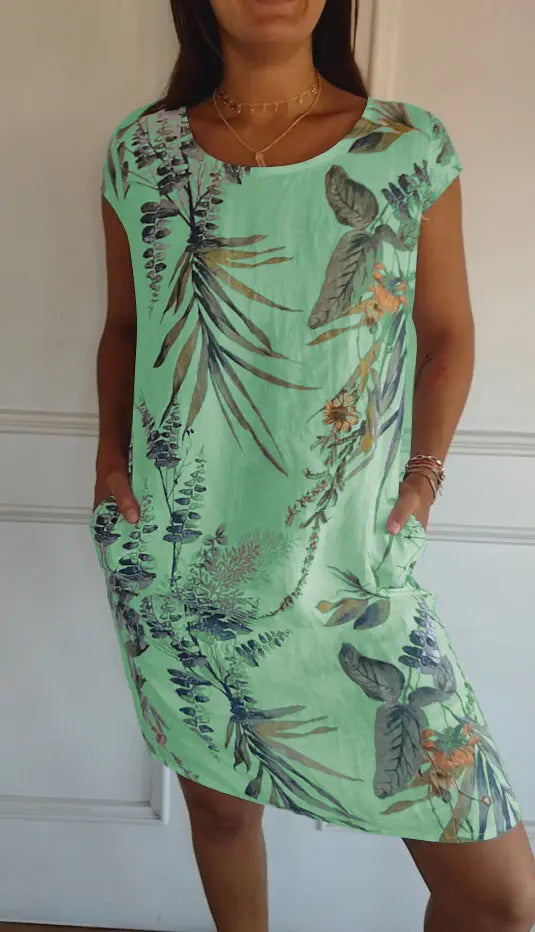 Rinalvo™ | Comfortable Dress with Round Neck Rinalvo™