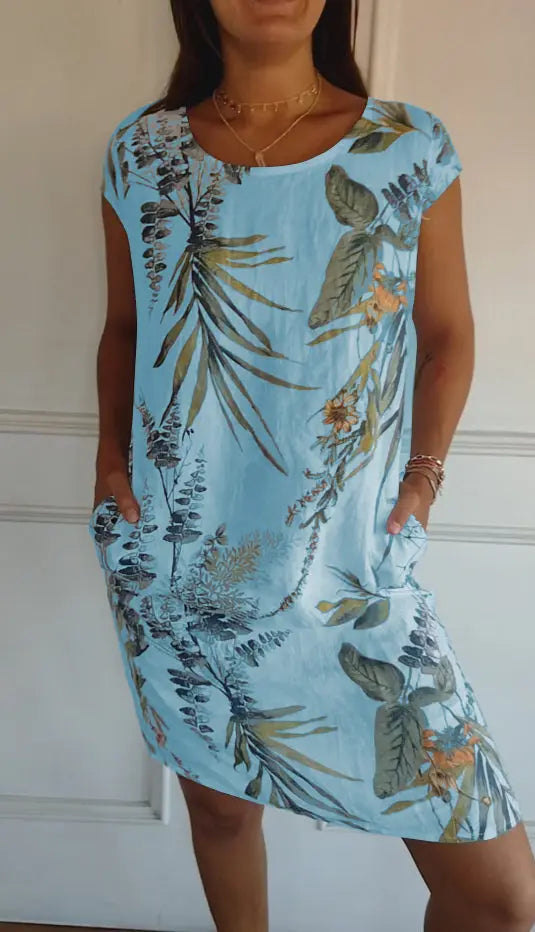 Rinalvo™ | Comfortable Dress with Round Neck Rinalvo™