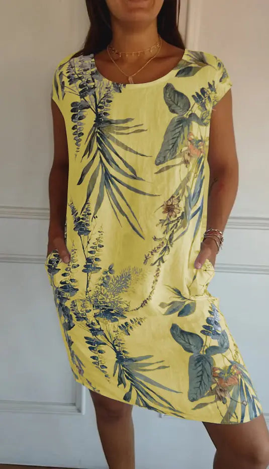 Rinalvo™ | Comfortable Dress with Round Neck Rinalvo™