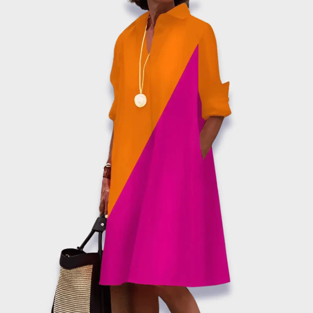 Rinalvo™ | Elegant Midi Polo Dress Rinalvo™