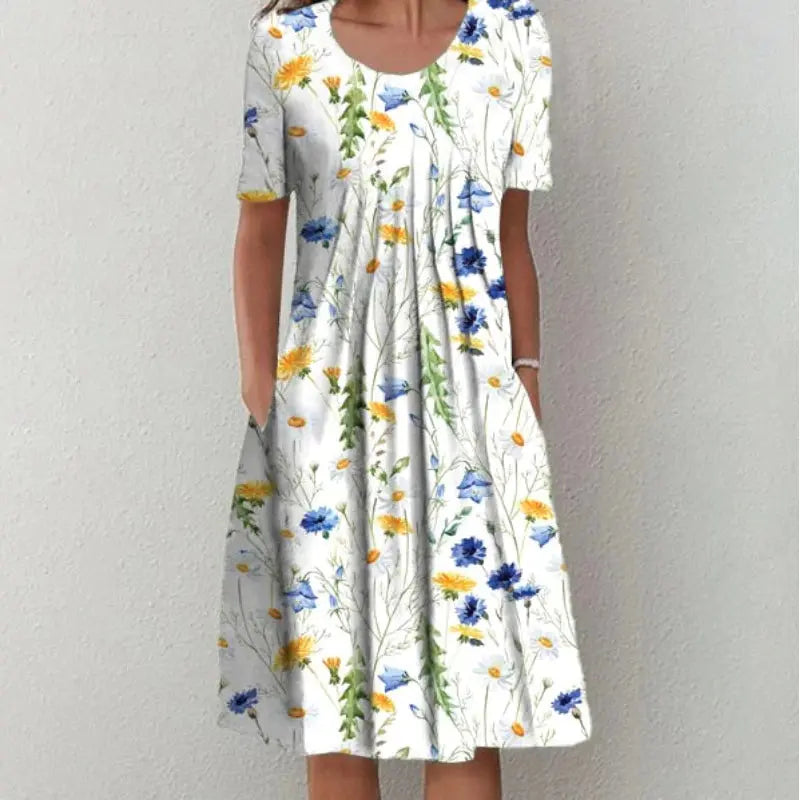 Rinalvo™ | Stylish and Casual Floral Dress with Pockets Rinalvo™