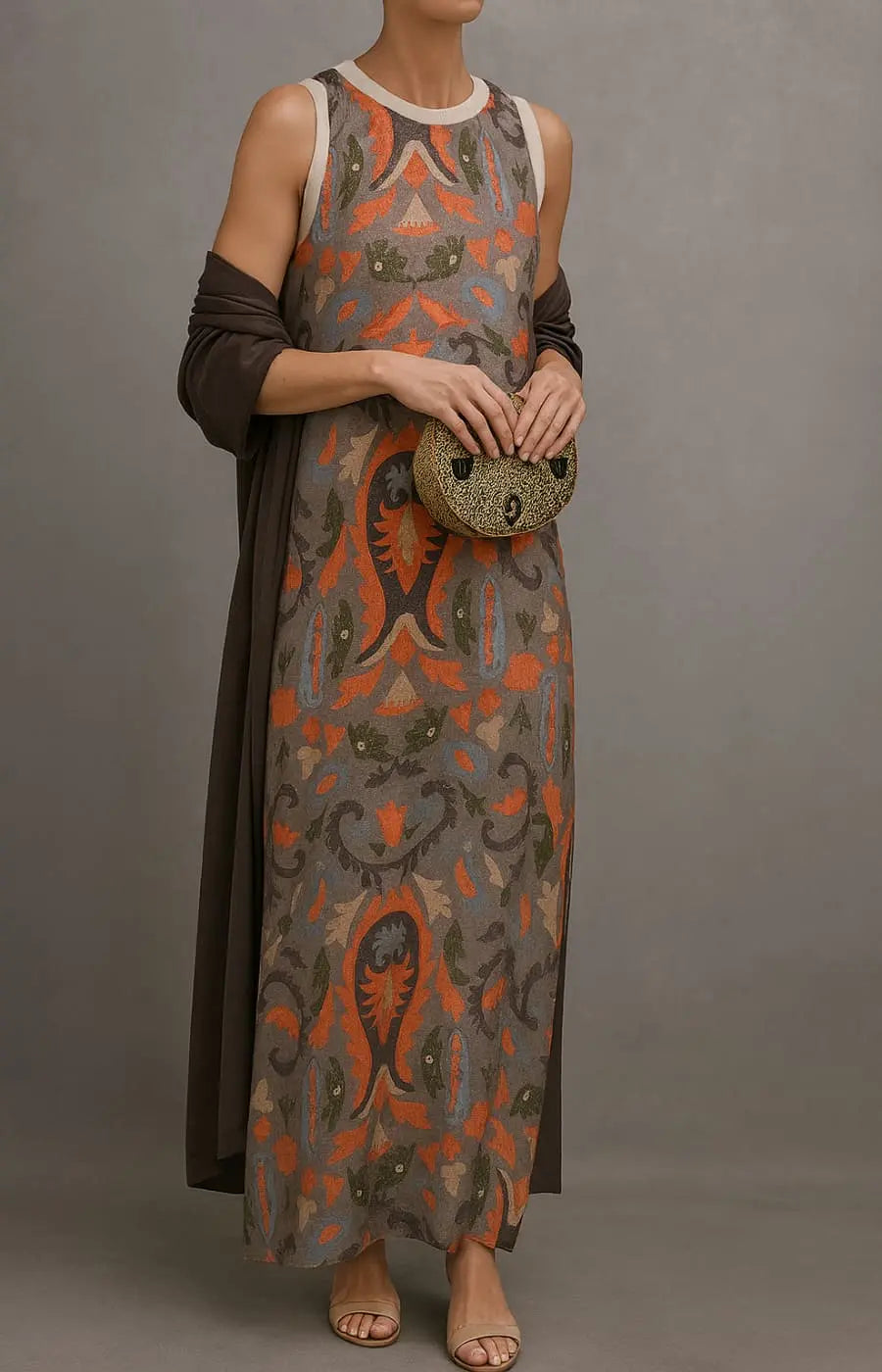 Rinalvo™ | Matching Long Dress & Coat Set Rinalvo™