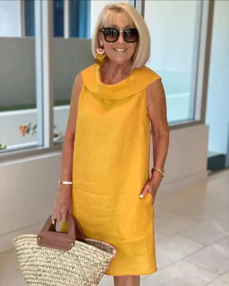 Rinalvo™ | Lightweight Dress with Stylish Neckline Rinalvo™