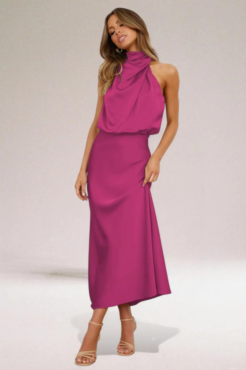 Rinalvo™ | Elegant Halter Neck Dress Rinalvo™