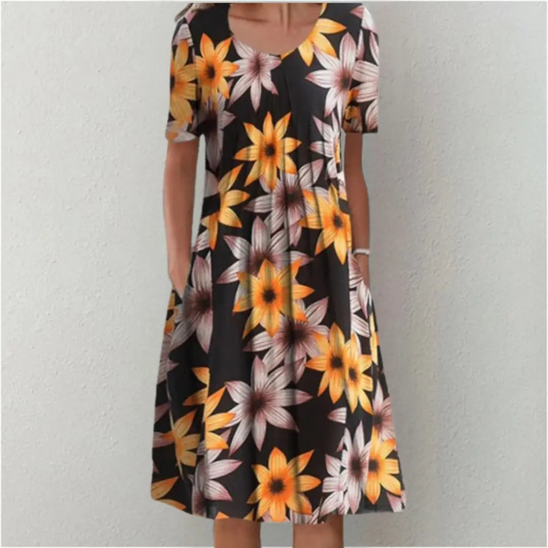 Rinalvo™ | Stylish and Casual Floral Dress with Pockets Rinalvo™