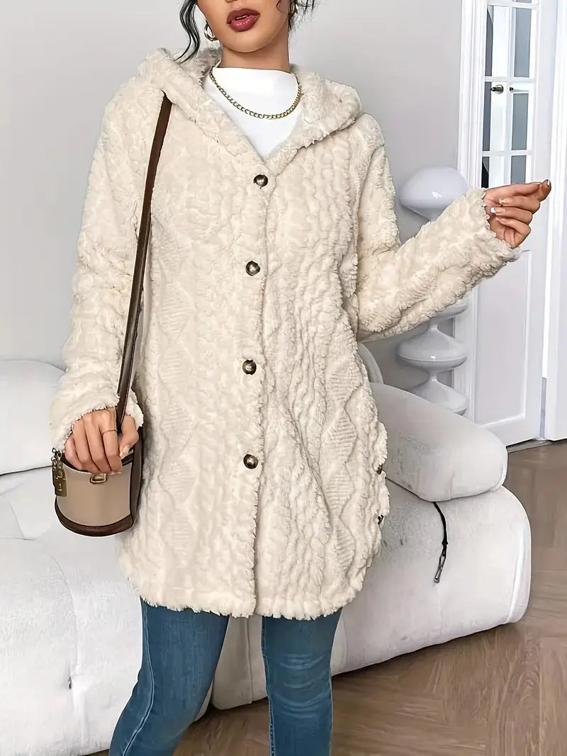 Rinalvo™ | Plush Hooded Cardigan Rinalvo™
