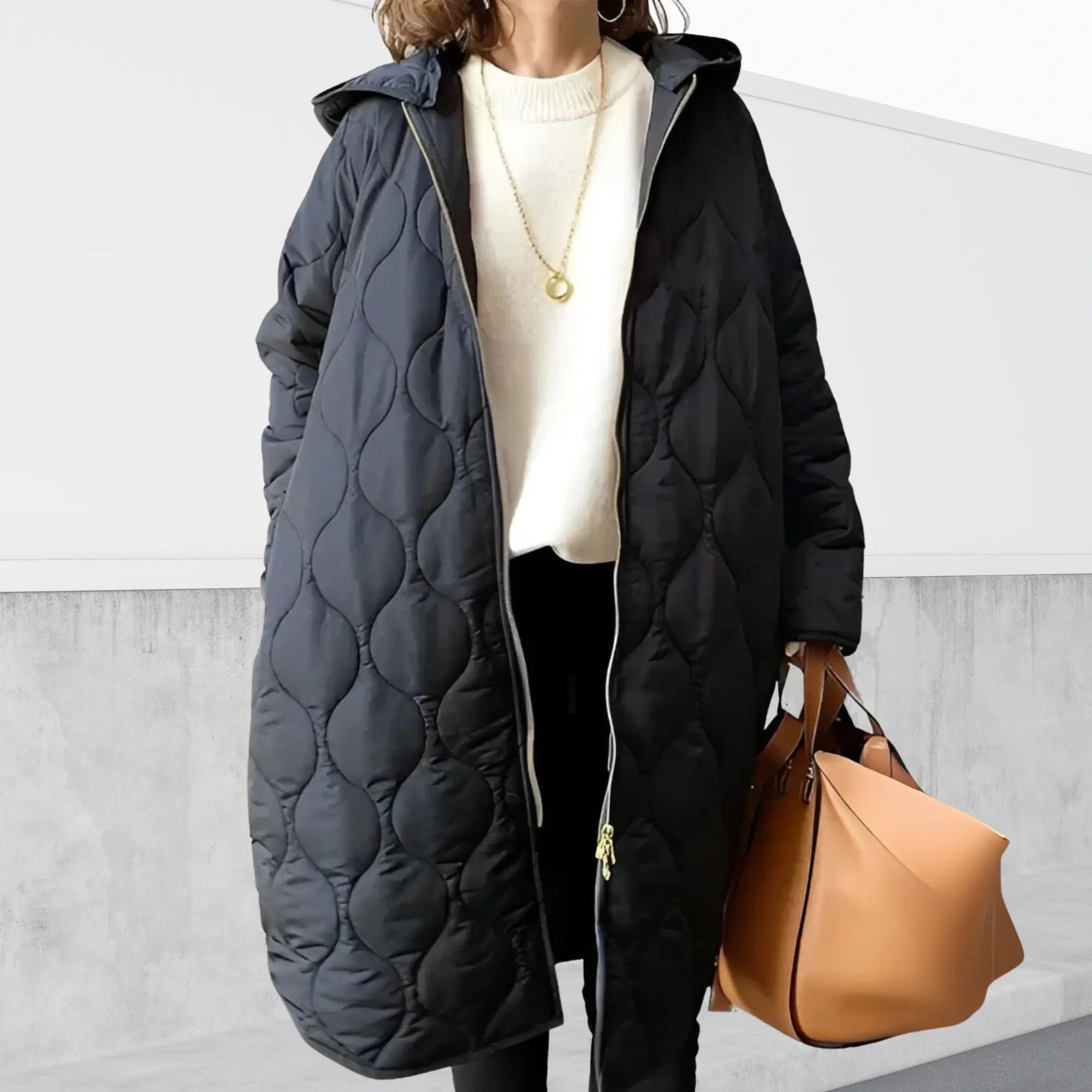 Rinalvo™ | Oversized hooded Parka with details Rinalvo™