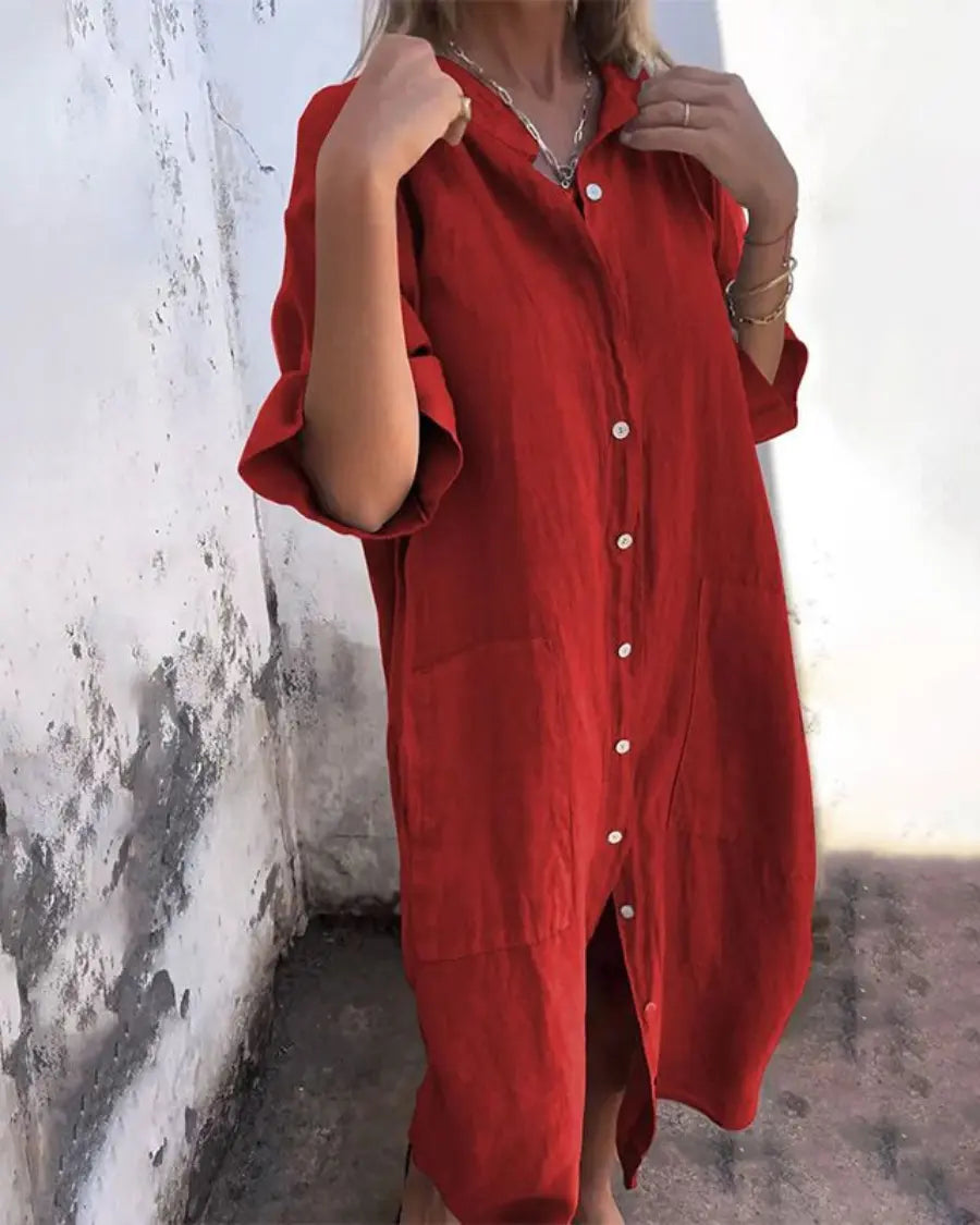 Rinalvo™ | Boho Shirt Dress Rinalvo™