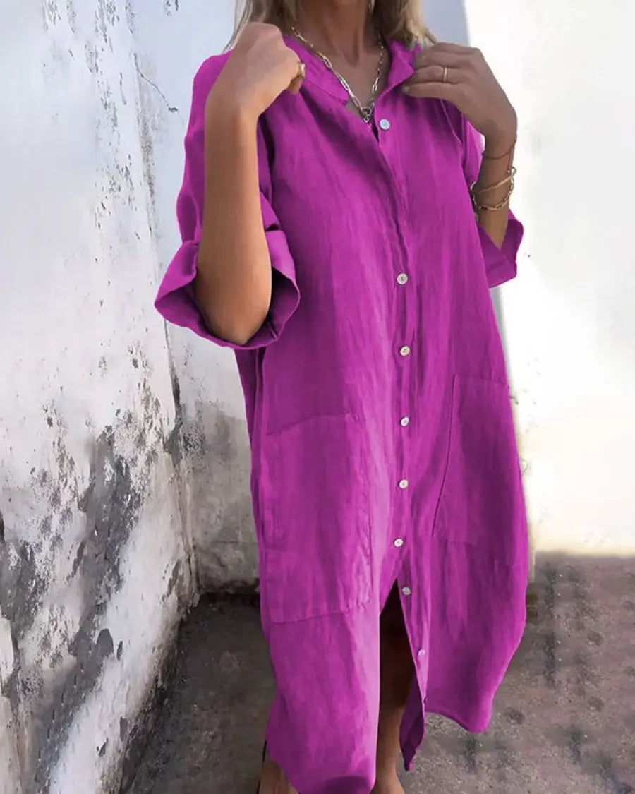 Rinalvo™ | Boho Shirt Dress Rinalvo™