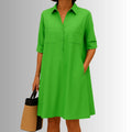 Rinalvo Lightweight Button Dress