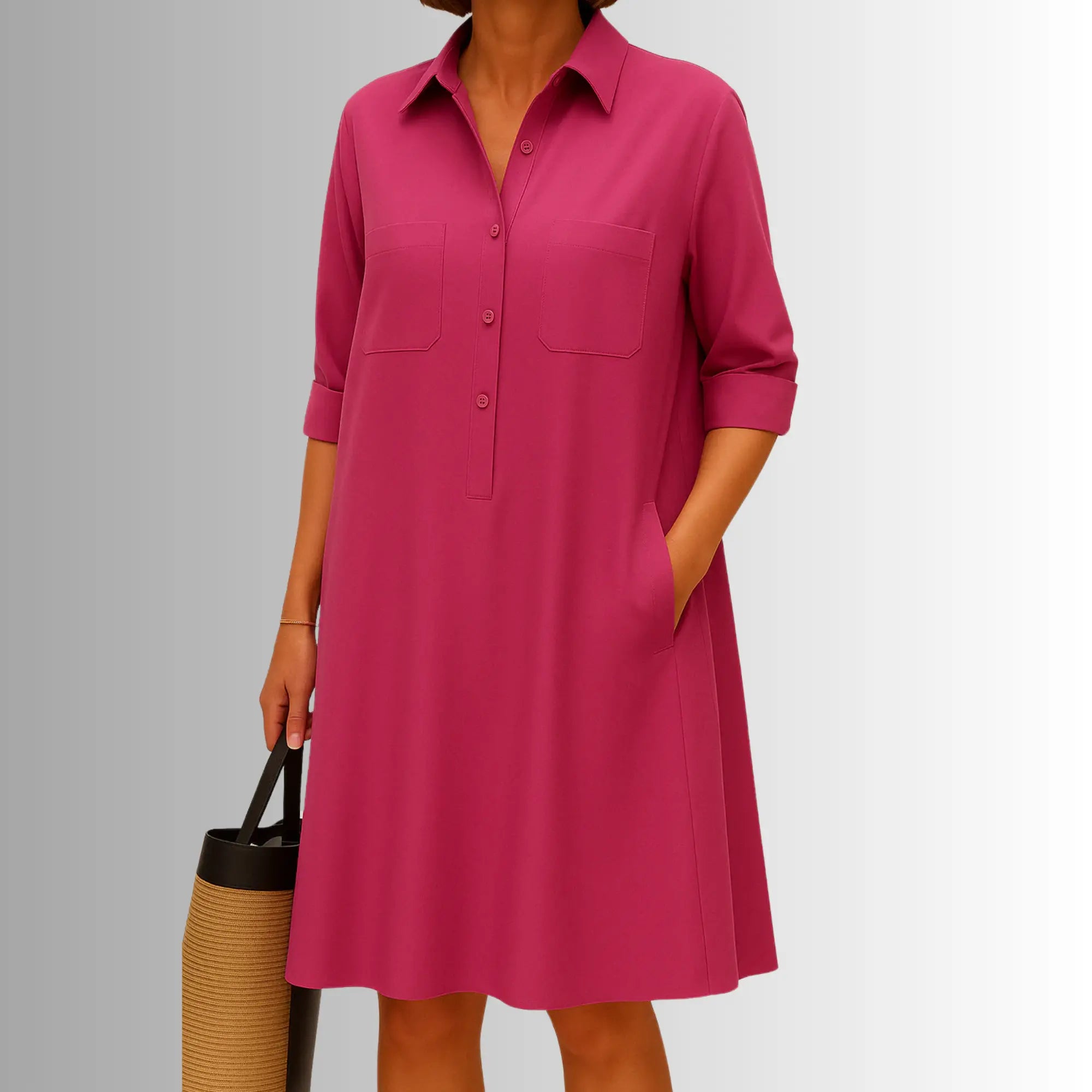 Rinalvo™ | Lightweight Button Dress Rinalvo™