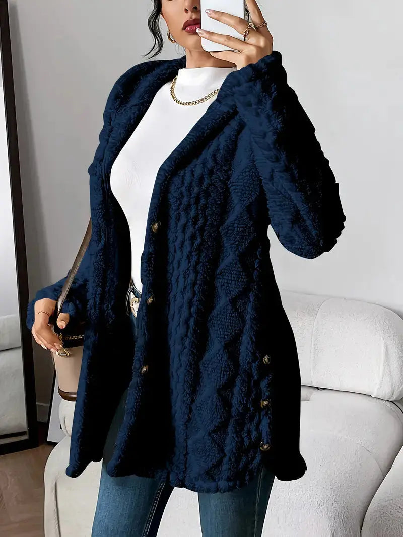 Rinalvo™ | Plush Hooded Cardigan Rinalvo™