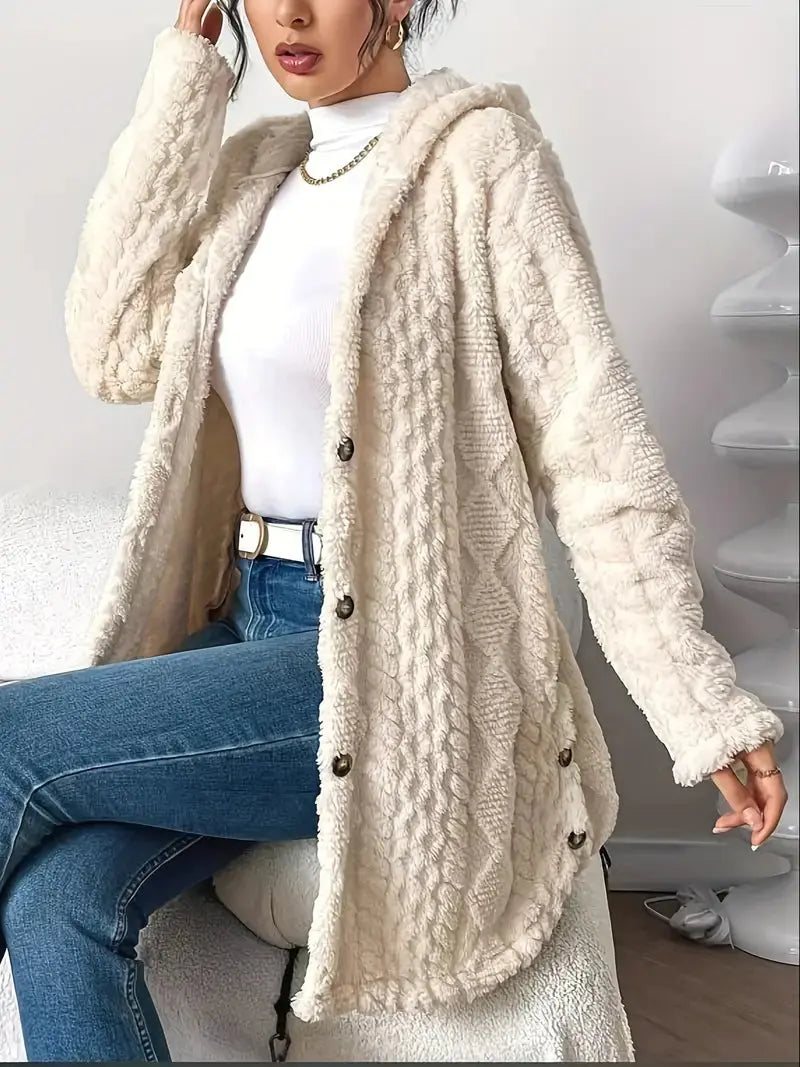 Rinalvo™ | Plush Hooded Cardigan Rinalvo™