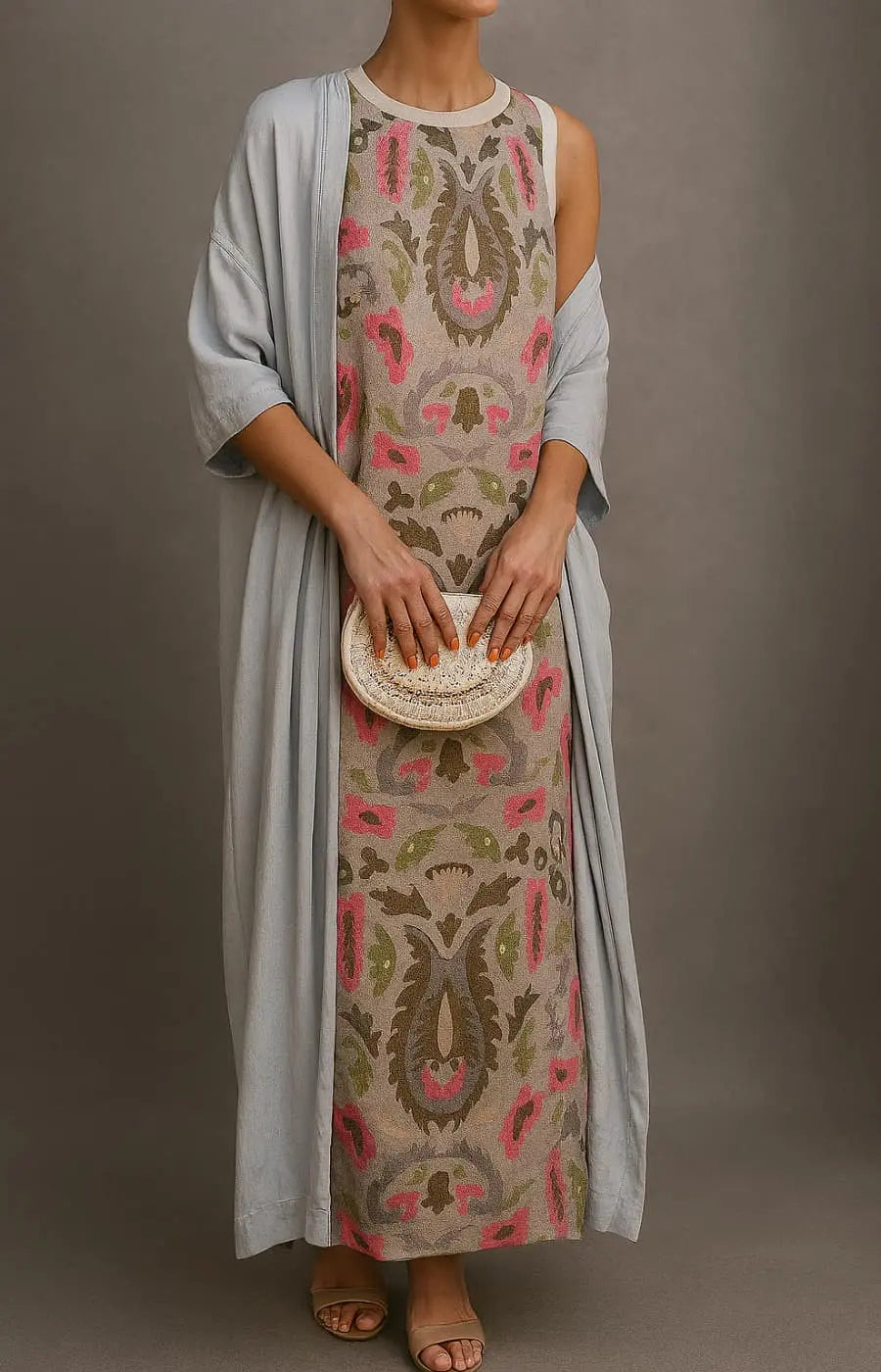 Rinalvo™ | Matching Long Dress & Coat Set Rinalvo™