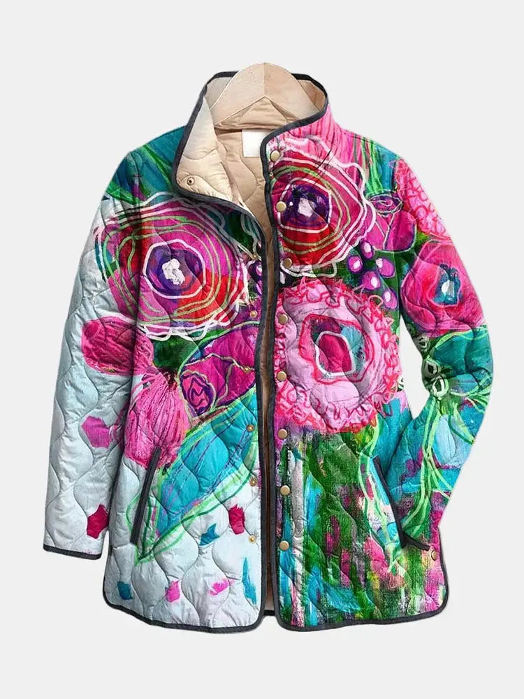 Rinalvo Elegant Floral Patterned Jacket