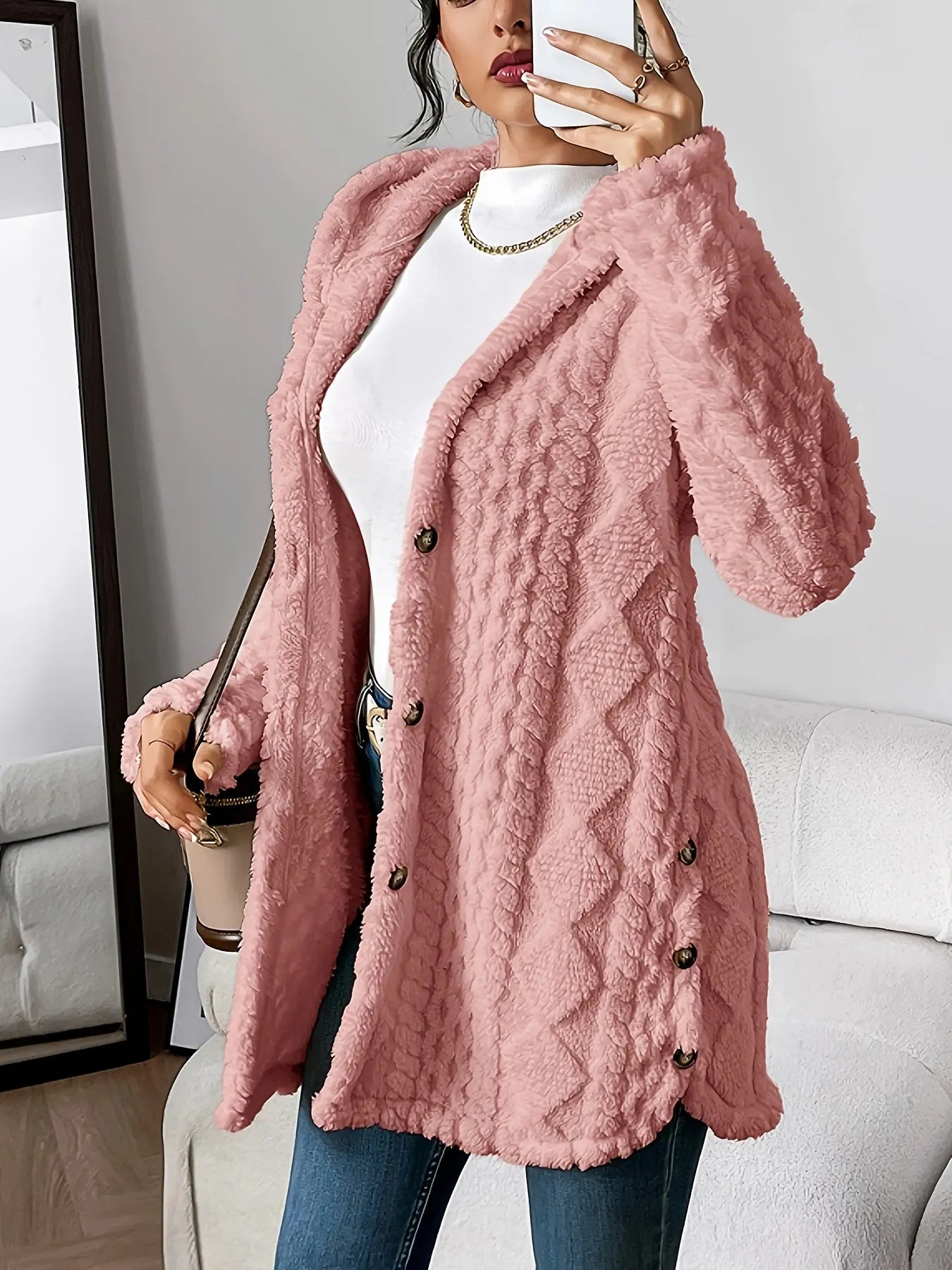 Rinalvo™ | Plush Hooded Cardigan Rinalvo™
