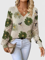 Rinalvo™ | Elegant Sweater with Floral Pattern Rinalvo™
