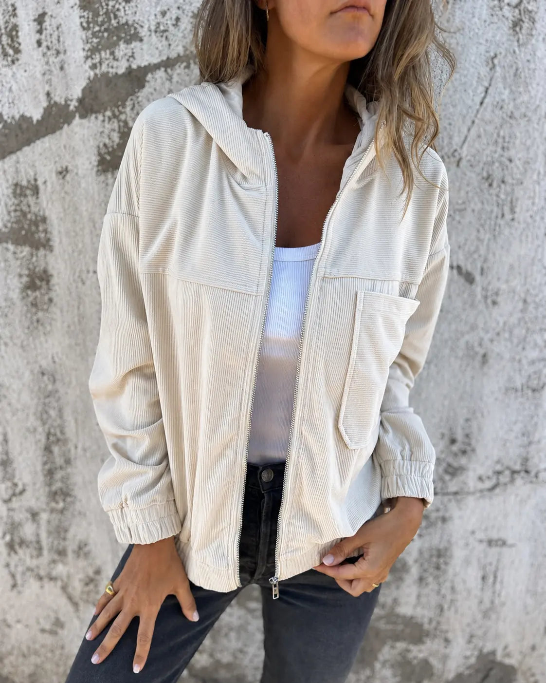 Rinalvo Hooded Zip Jacket