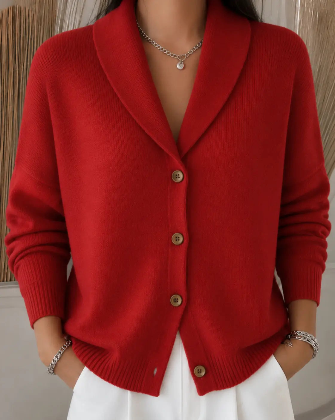 Rinalvo™ | Button Collar Cardigan Rinalvo™