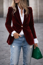 Rinalvo™ | Elegant Velvet Blazer Rinalvo™