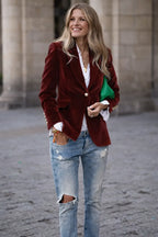 Rinalvo™ | Elegant Velvet Blazer Rinalvo™