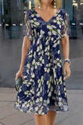 Rinalvo Floral Print Double Tunic Dress