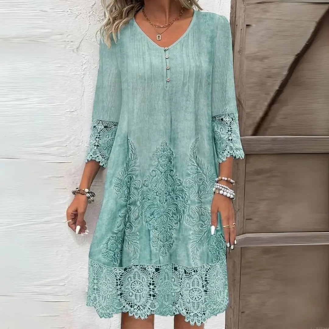 Rinalvo™ | Floral Midi Dress Rinalvo™