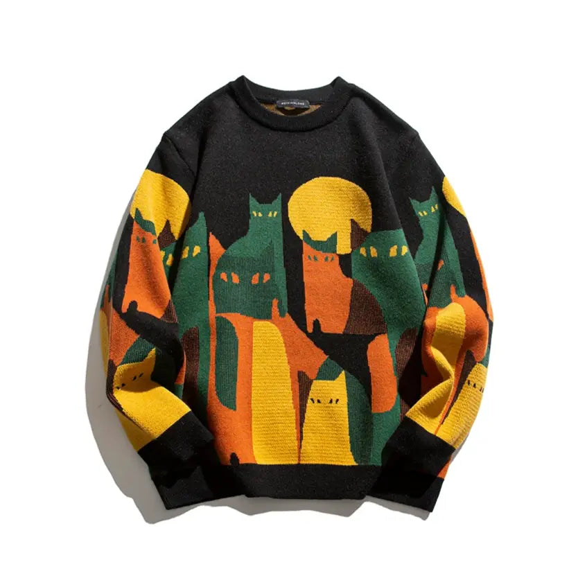 Rinalvo™ | Moonlit Cat Sweater Rinalvo™