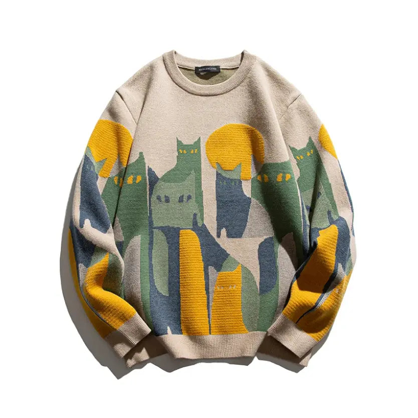 Rinalvo™ Moonlit Cat Sweater