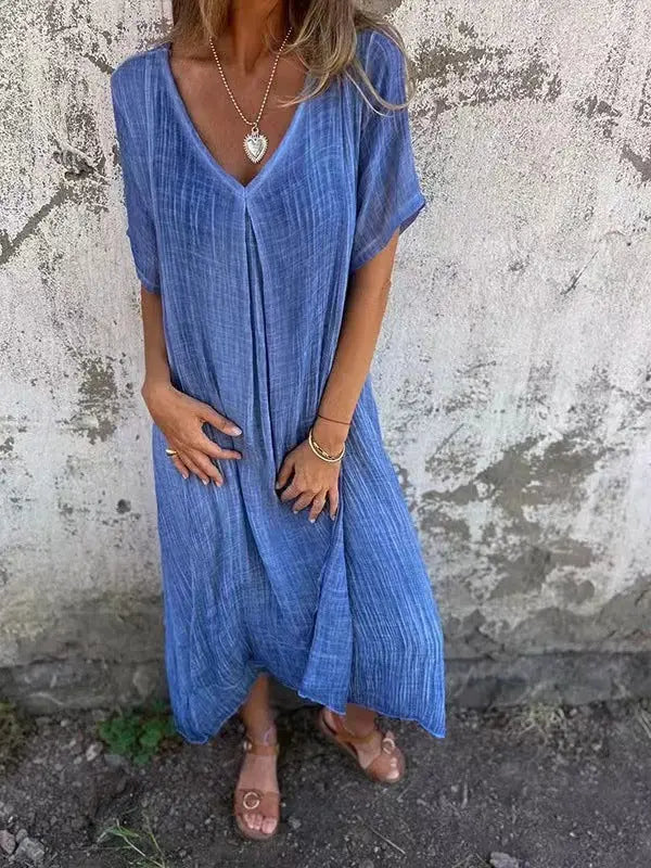 Rinalvo™ | Loose V-neck Dress Rinalvo™