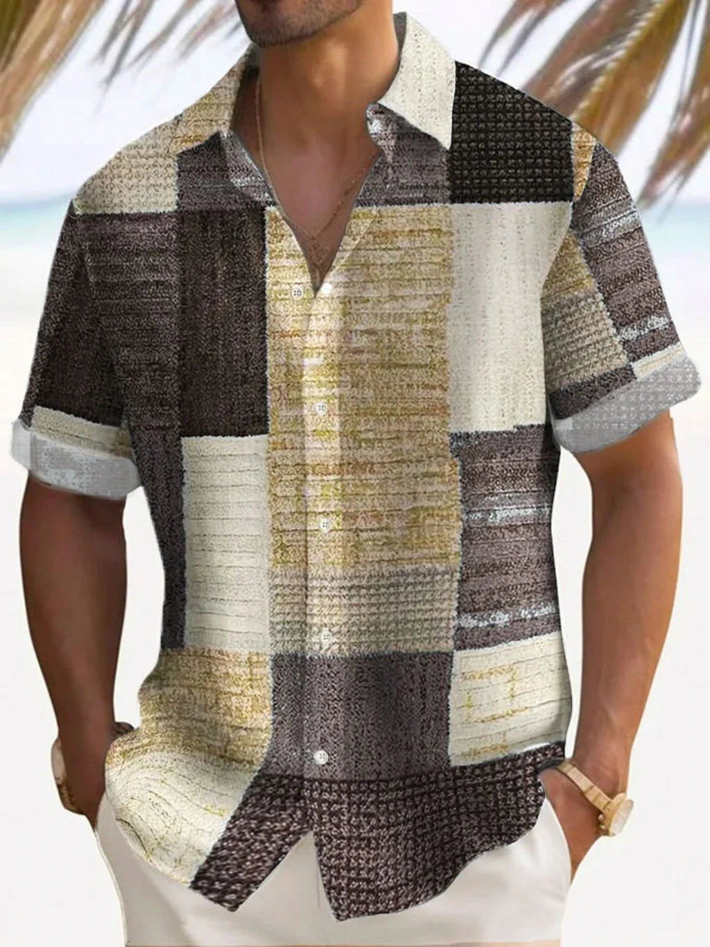 Joshua | Retro Button-Down Shirt