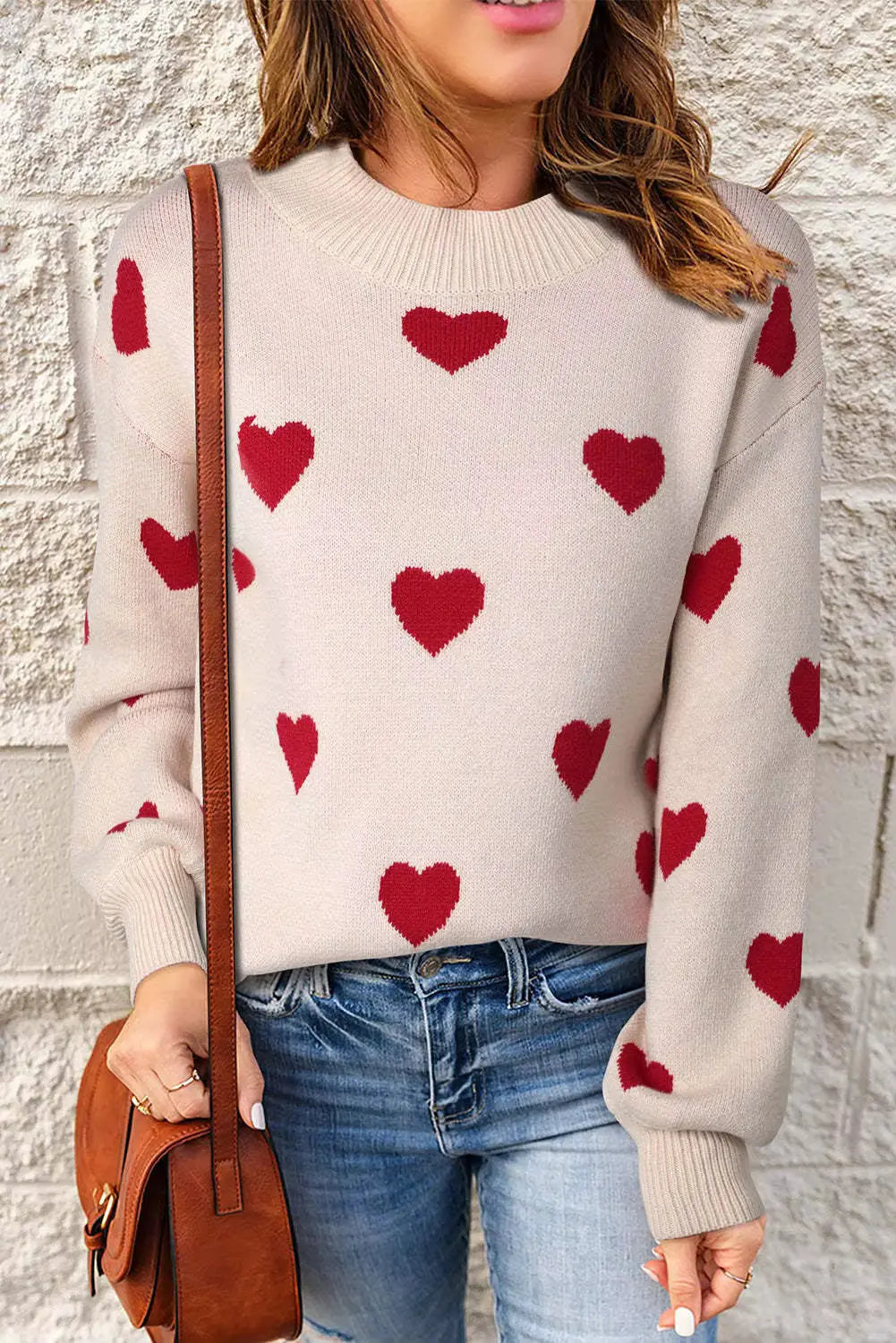 Rinalvo™ | Elegant Hearts Sweater Rinalvo™