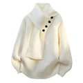 Rinalvo™ Cozy Scarf-Neck Sweater
