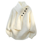 Rinalvo™ Cozy Scarf-Neck Sweater