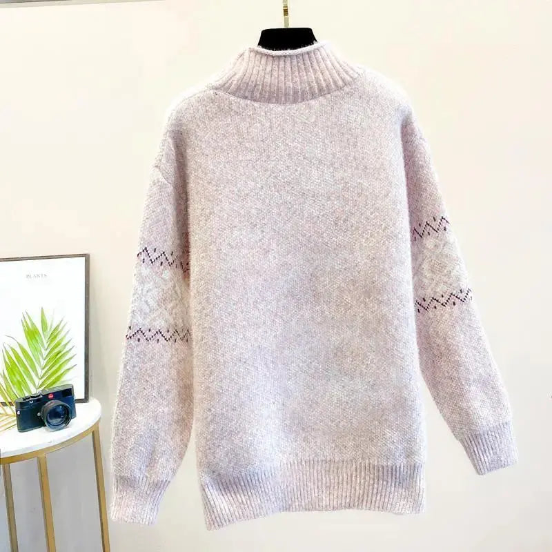 Rinalvo™ | Snowflake Knit Sweater Rinalvo™