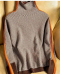 Rinalvo™ Herringbone Luxe Turtleneck